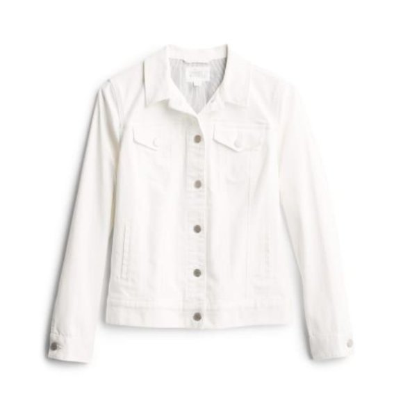 Market & Spruce Jackets & Blazers - MARKET & SPRUCE CAMILA WHITE DENIM STRETCH JACKET NWT STITCH FIX